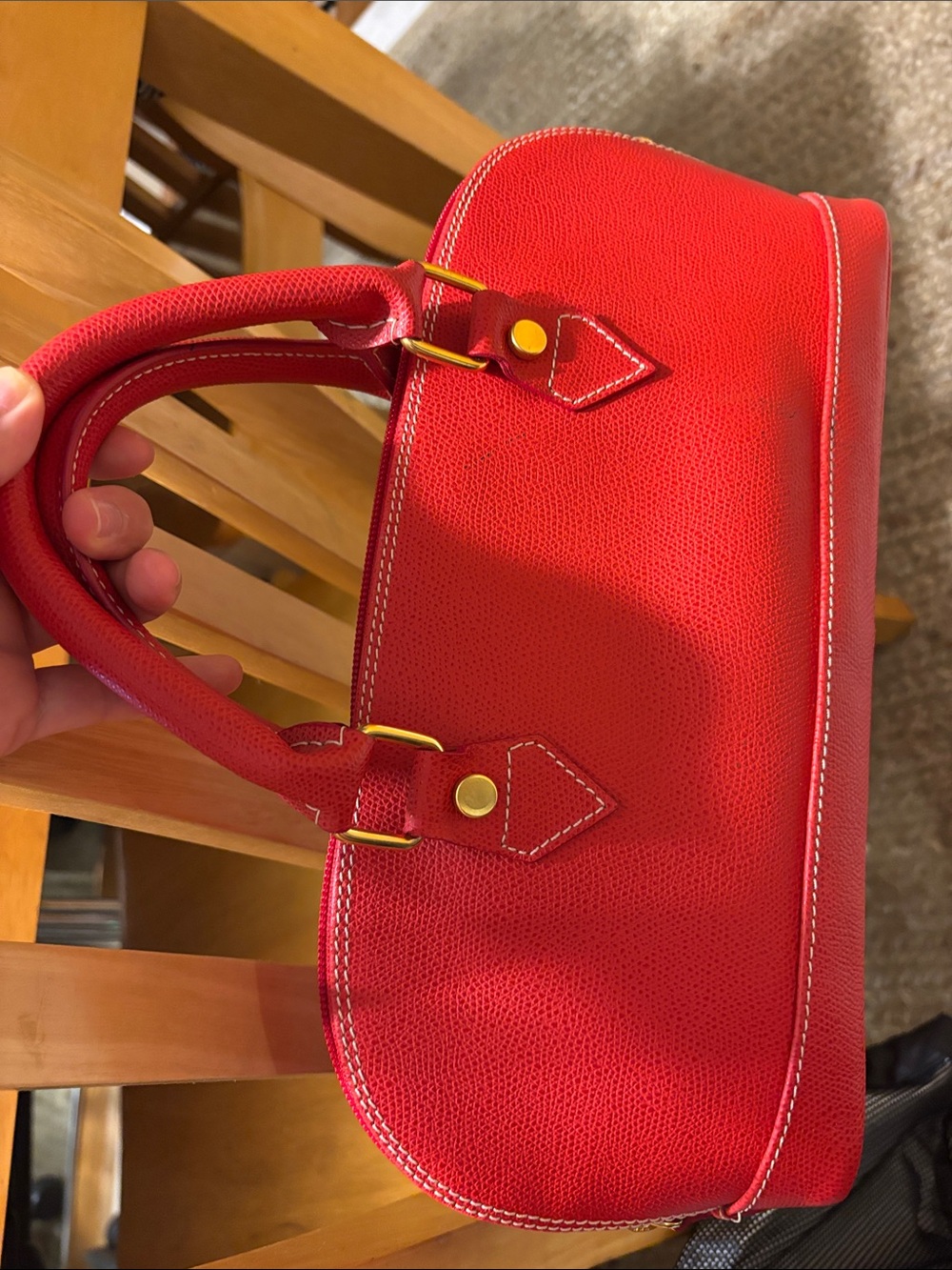 New Cristian red shoulder bag